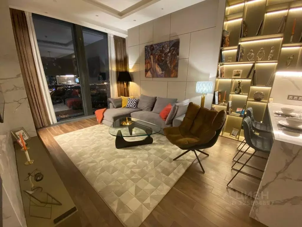 2-к кв. Москва 1-й Красногвардейский проезд, 22с2 (65.0 м) - Фото 1