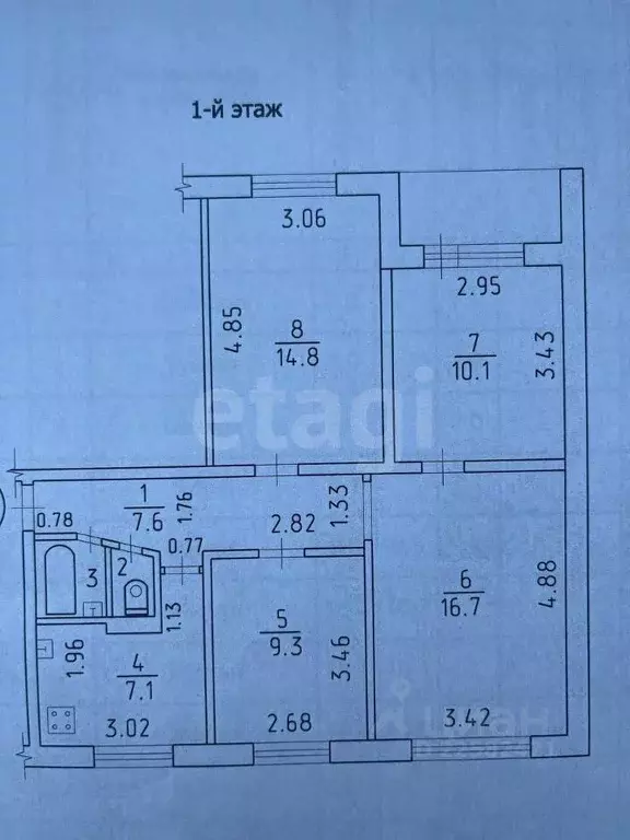 4-к кв. Удмуртия, Ижевск Молодежная ул., 53 (68.6 м) - Фото 1