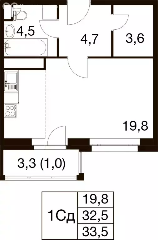Квартира-студия: Балашиха, микрорайон Гагарина, Проектная улица, 9Ас3 ... - Фото 1