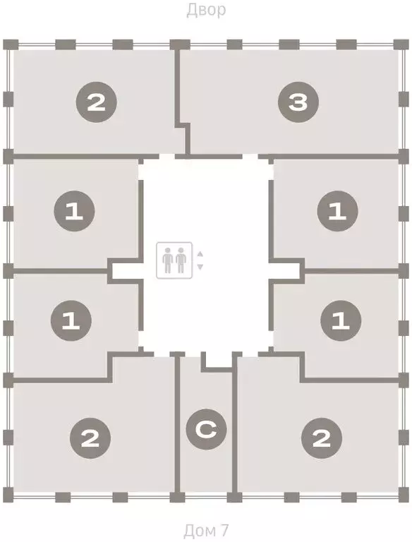 2-комнатная квартира: Тюмень, Краснооктябрьская улица, 4к3 (63.68 м) - Фото 1