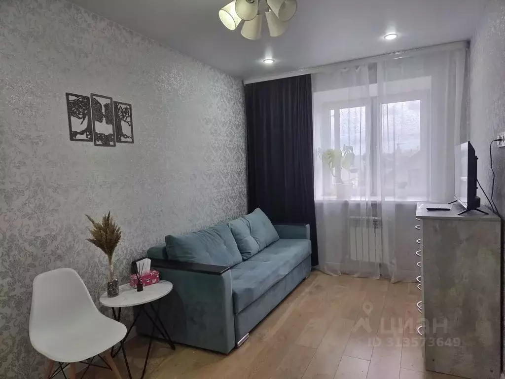 1-к кв. Татарстан, с. Высокая Гора ул. Сельхозтехника, 26А (34.0 м) - Фото 1