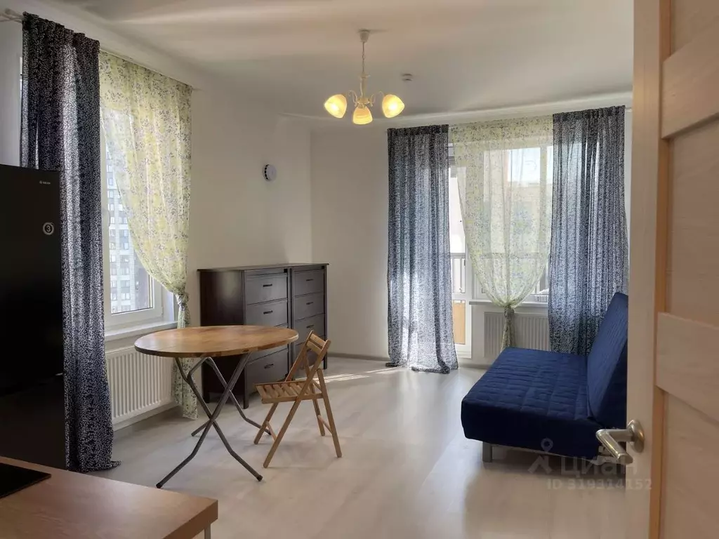 Студия Санкт-Петербург аллея Арцеуловская, 15 (30.0 м) - Фото 1