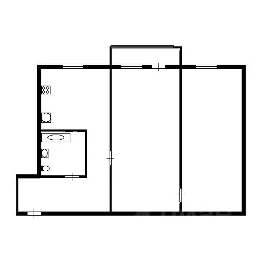 2-к кв. Владимирская область, Ковров пер. Ногина, 3 (46.0 м) - Фото 1