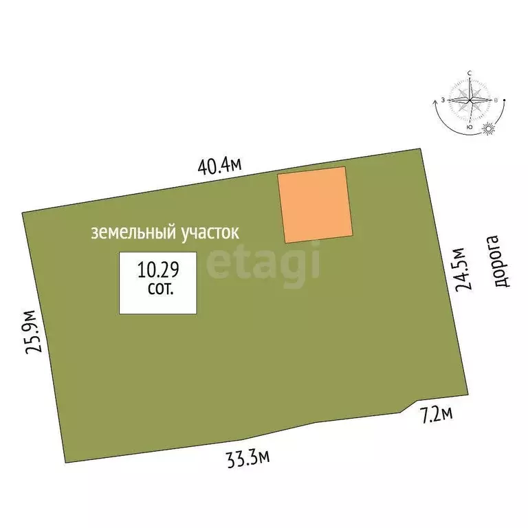 Дача, 40 м - Фото 1