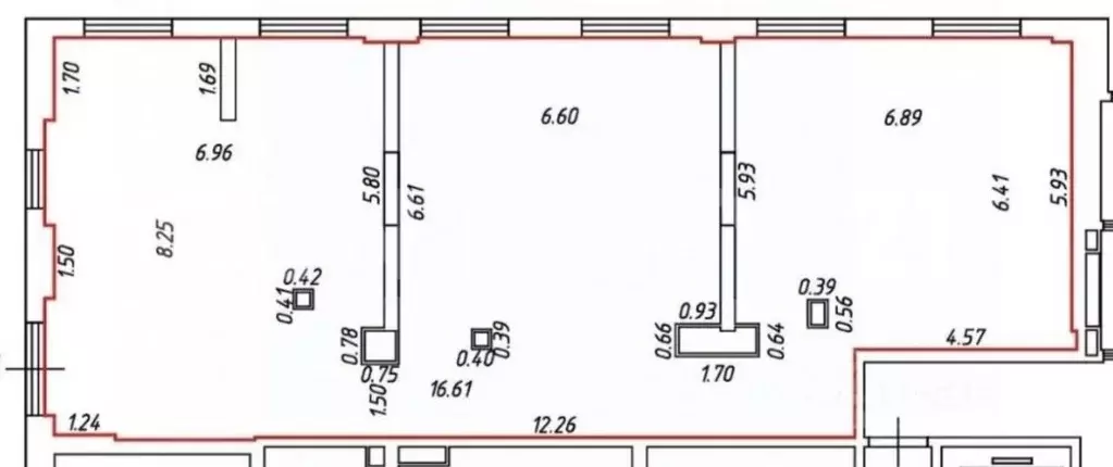 Помещение свободного назначения в Москва Полярная ул., 25к4 (158 м) - Фото 2