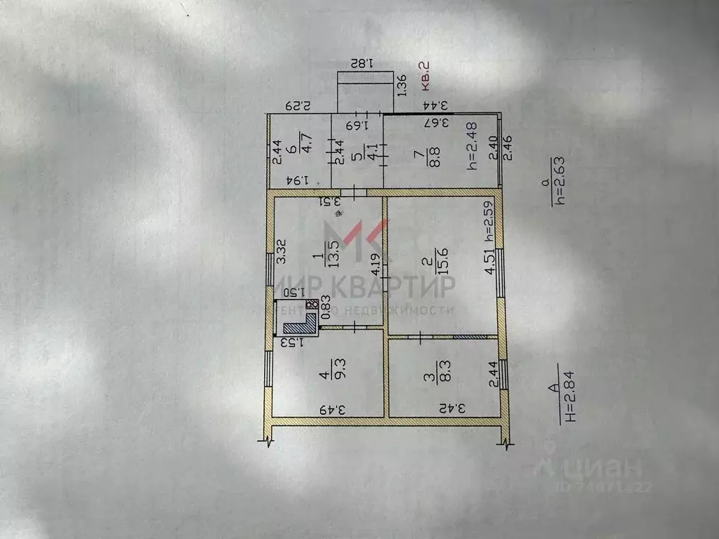 Дом в Хакасия, Алтайский район, с. Новомихайловка ул. Новая, 4 (64 м) - Фото 2