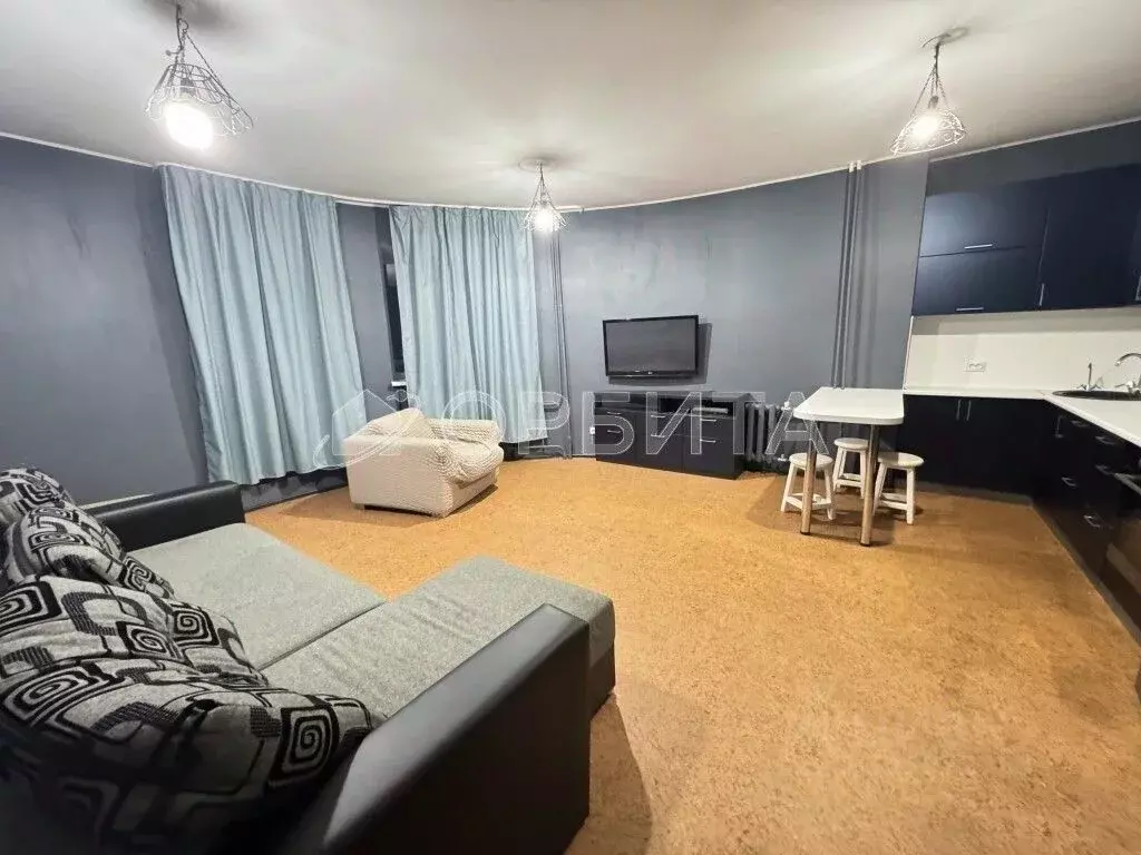 Студия Тюменская область, Тюмень Войновка мкр, ул. Энергостроителей, ... - Фото 2