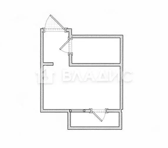 Квартира-студия: городской посёлок Новоселье, Петропавловская улица, ... - Фото 1