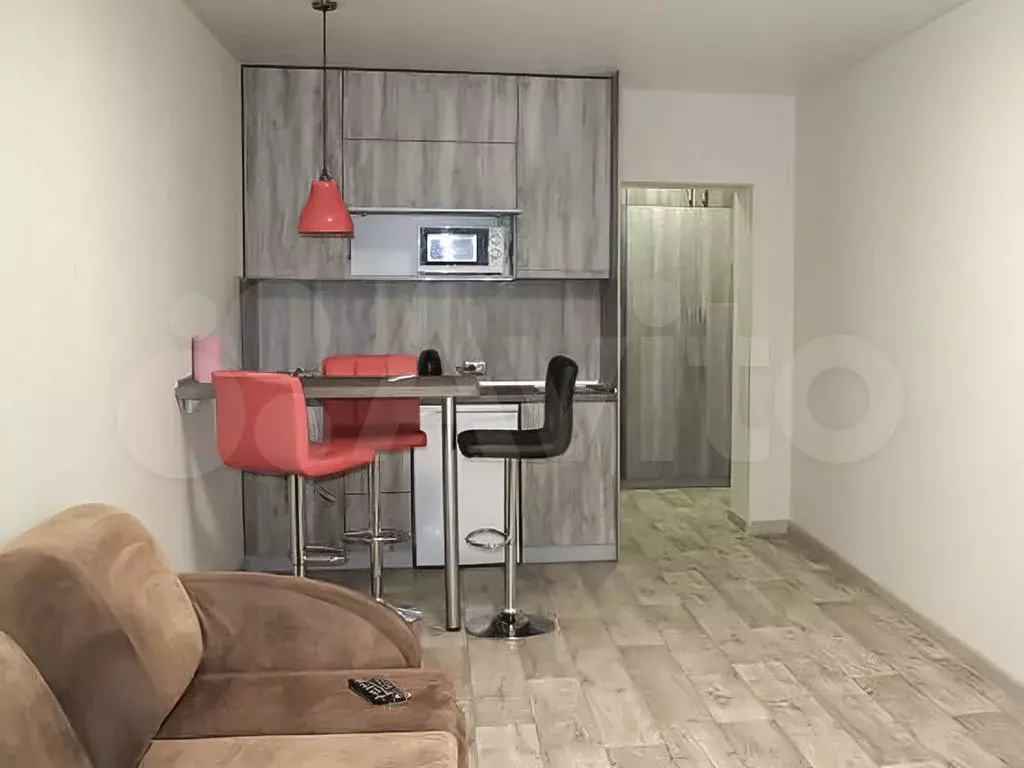 Квартира-студия, 27,6 м, 2/6 эт. - Фото 1