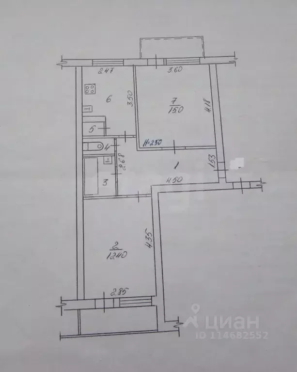 2-к кв. Волгоградская область, Волгоград Рабочий поселок Горьковский ... - Фото 2