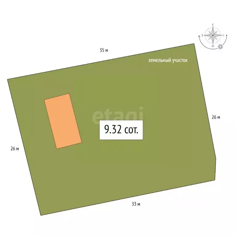 Дом в Алтай, Майминский район, с. Кызыл-Озек ул. Горького, 45 (26 м) - Фото 2