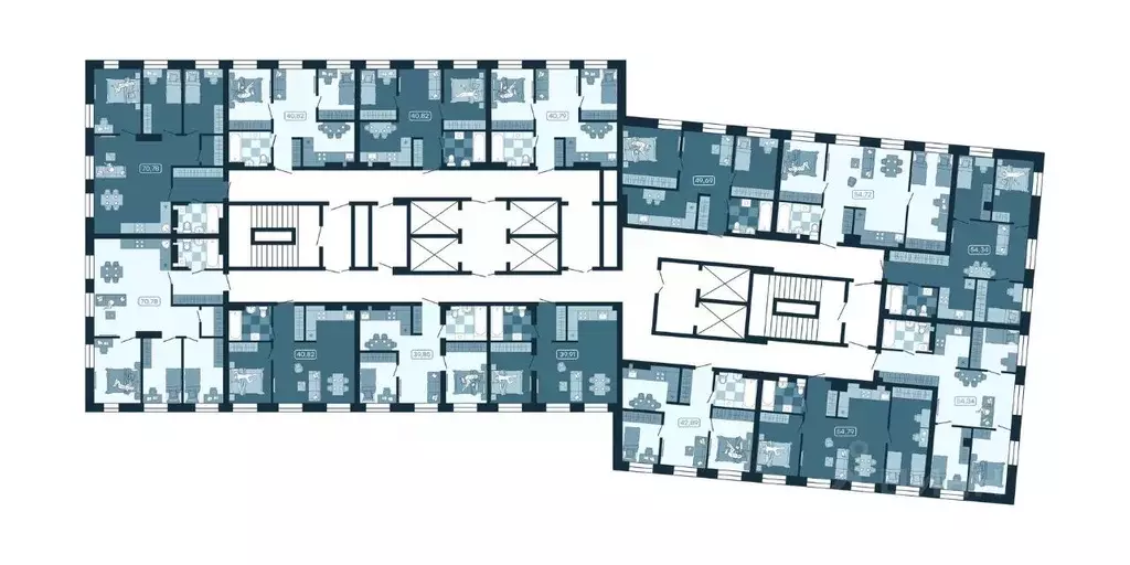3-к кв. Приморский край, Владивосток ул. Борисенко, 100Кс1 (54.34 м) - Фото 2