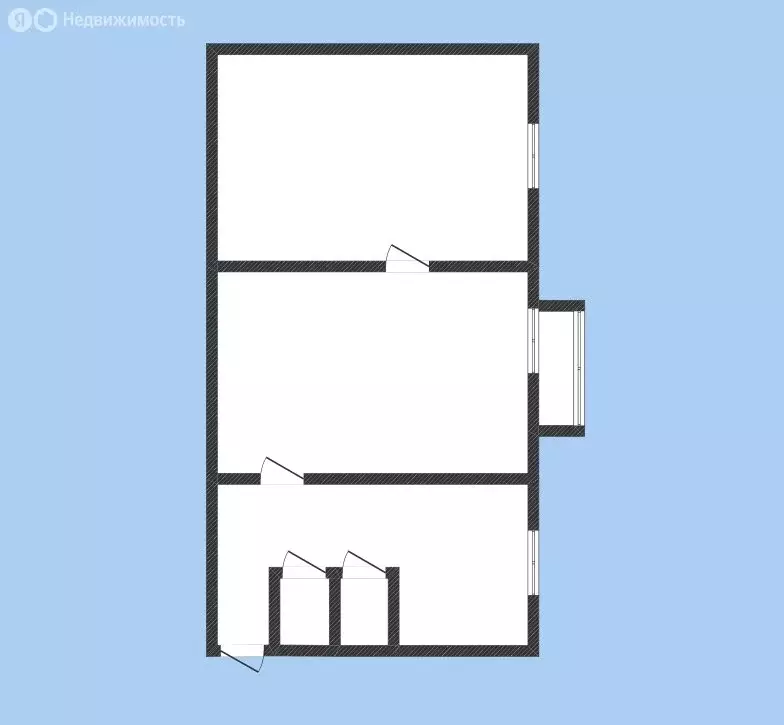 2-комнатная квартира: Черкесск, площадь Кирова, 9 (42 м) - Фото 1