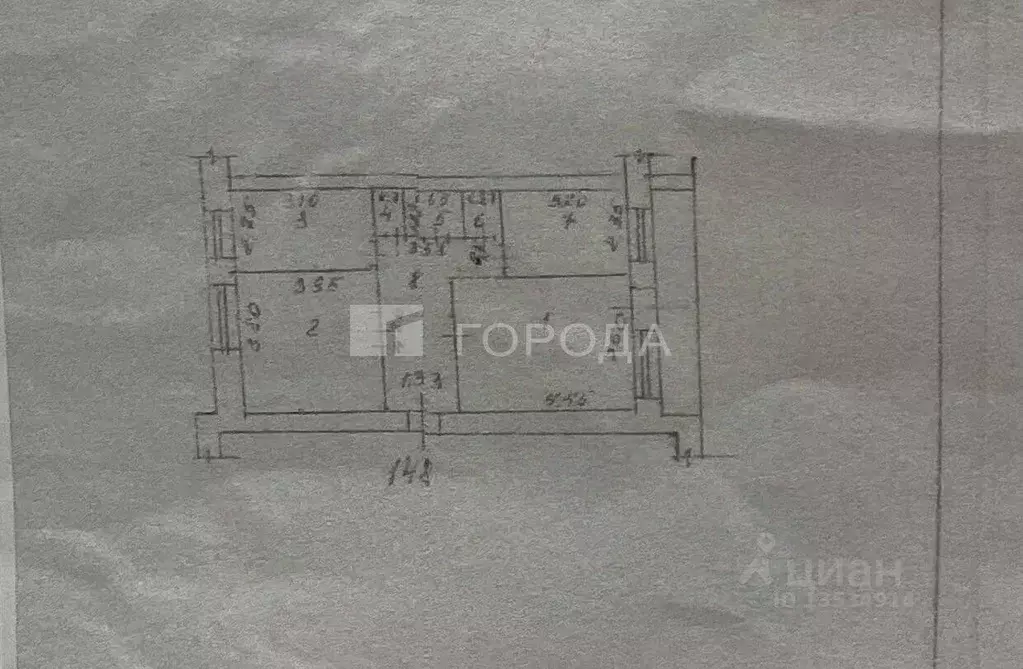 3-к кв. Алтайский край, Новоалтайск 8-й мкр, 6 (60.1 м) - Фото 2