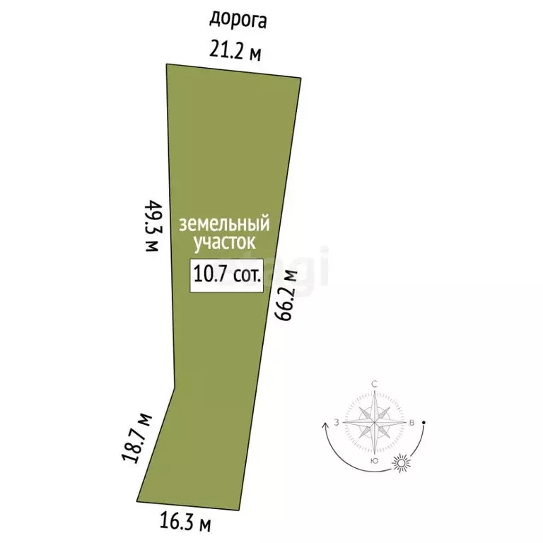 Дом в Омская область, Омский район муниципальный округ, с. Ачаир  (139 ... - Фото 2