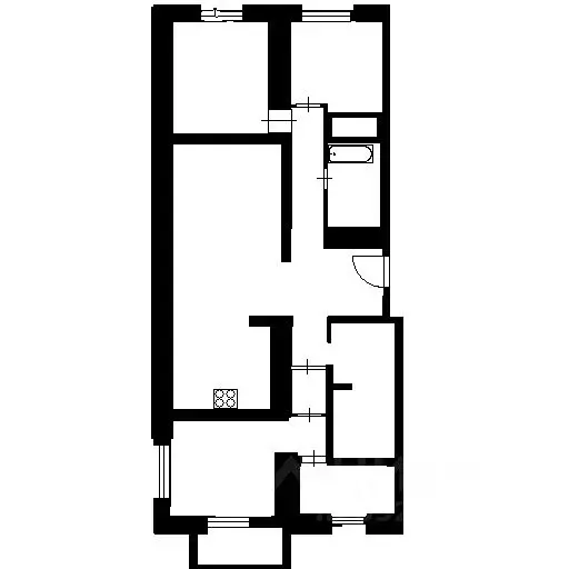 2-к кв. Татарстан, Казань ул. Сибгата Хакима, 3 (50.0 м) - Фото 1