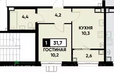 1-к кв. Ставропольский край, Ставрополь ул. Николая Голодникова, 5к2 ... - Фото 0