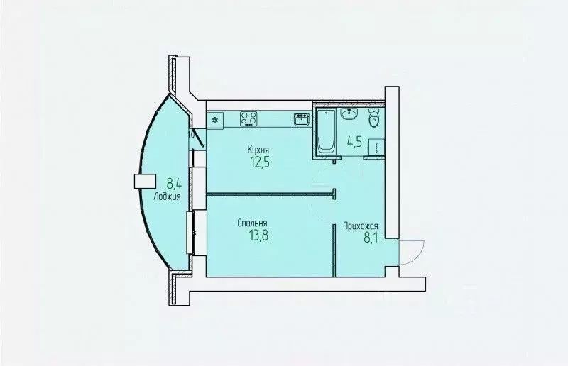 1-к кв. Кировская область, Киров Завода ОЦМ мкр,  (43.1 м) - Фото 0