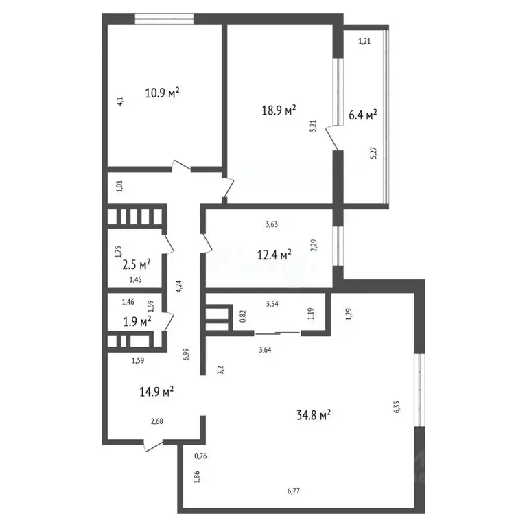 2-к кв. Иркутская область, Иркутск ул. Лермонтова, 275/10 (96.3 м) - Фото 2