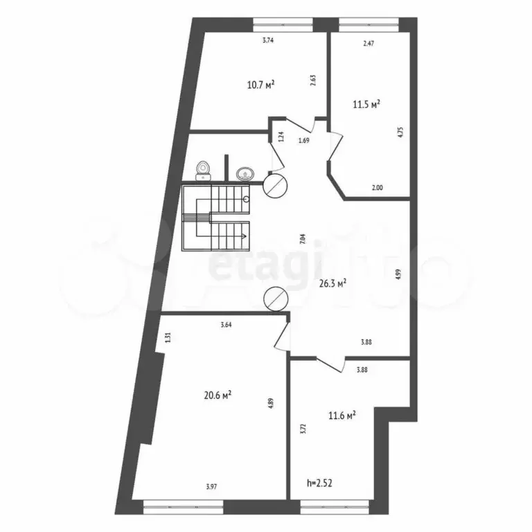 Продам офисное помещение, 174.7 м - Фото 1