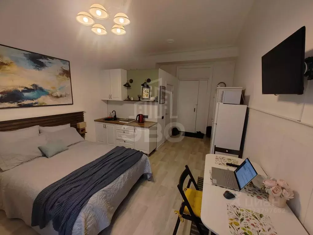 Студия Санкт-Петербург ул. Блохина, 15 (25.1 м) - Фото 2