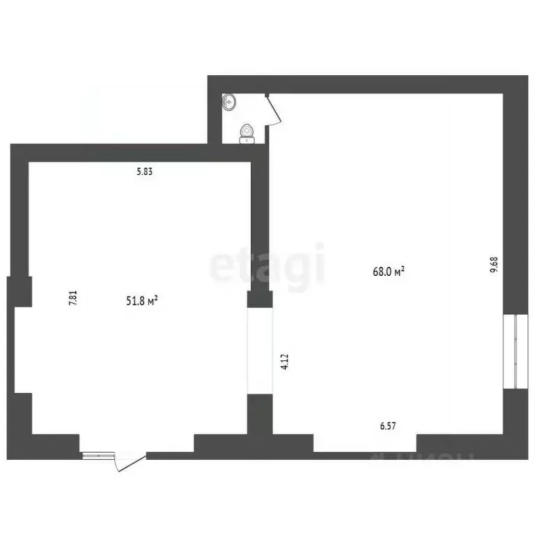 Офис в Костромская область, Кострома Давыдовский-3 мкр, 16А (120 м) - Фото 1