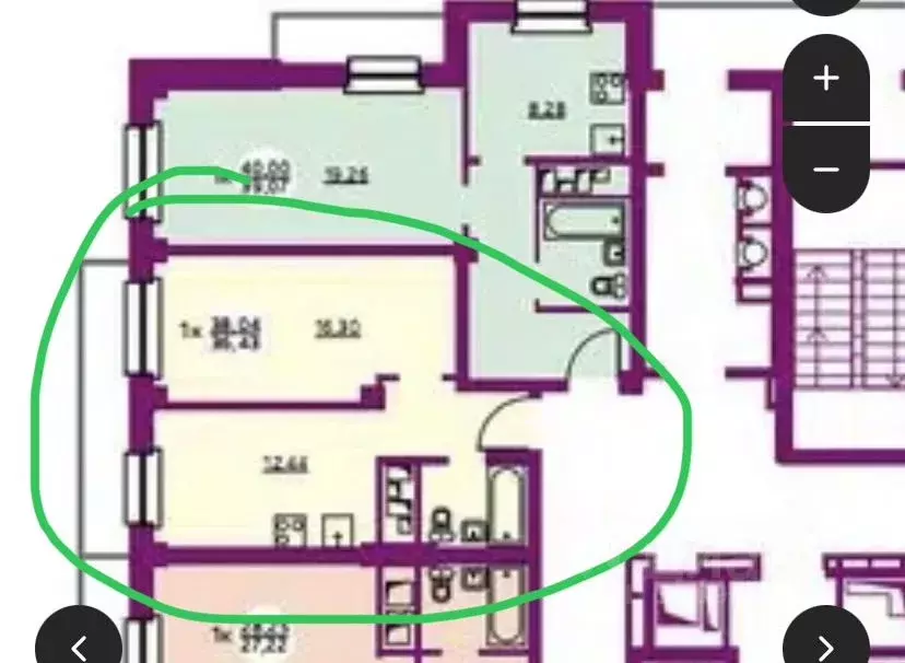 1-к кв. Красноярский край, Красноярск ул. Шевченко, 1А (36.1 м) - Фото 1