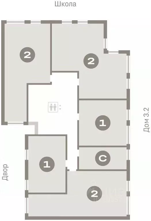 1-к кв. Тюменская область, Тюмень  (45.89 м) - Фото 1