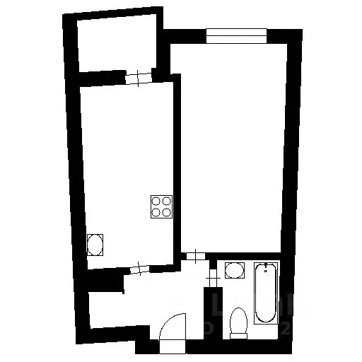 1-к кв. Санкт-Петербург Комендантский просп., 60к3 (35.0 м) - Фото 2