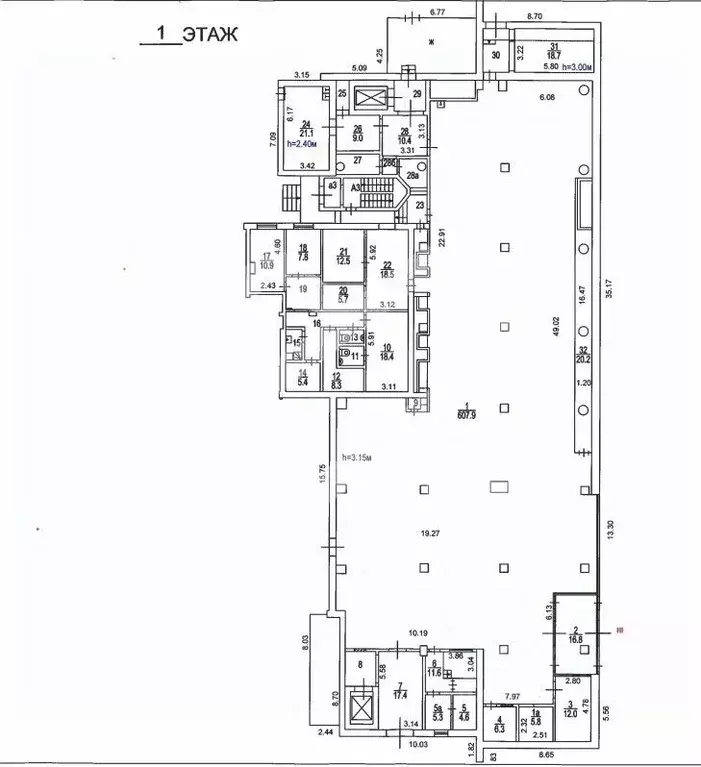 Помещение свободного назначения в Москва Россошанская ул., 7К1 (1600 ... - Фото 2