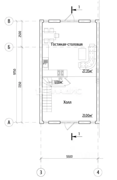 Таунхаус в Калининградская область, Светлогорск ул. Штрауса (155 м) - Фото 1