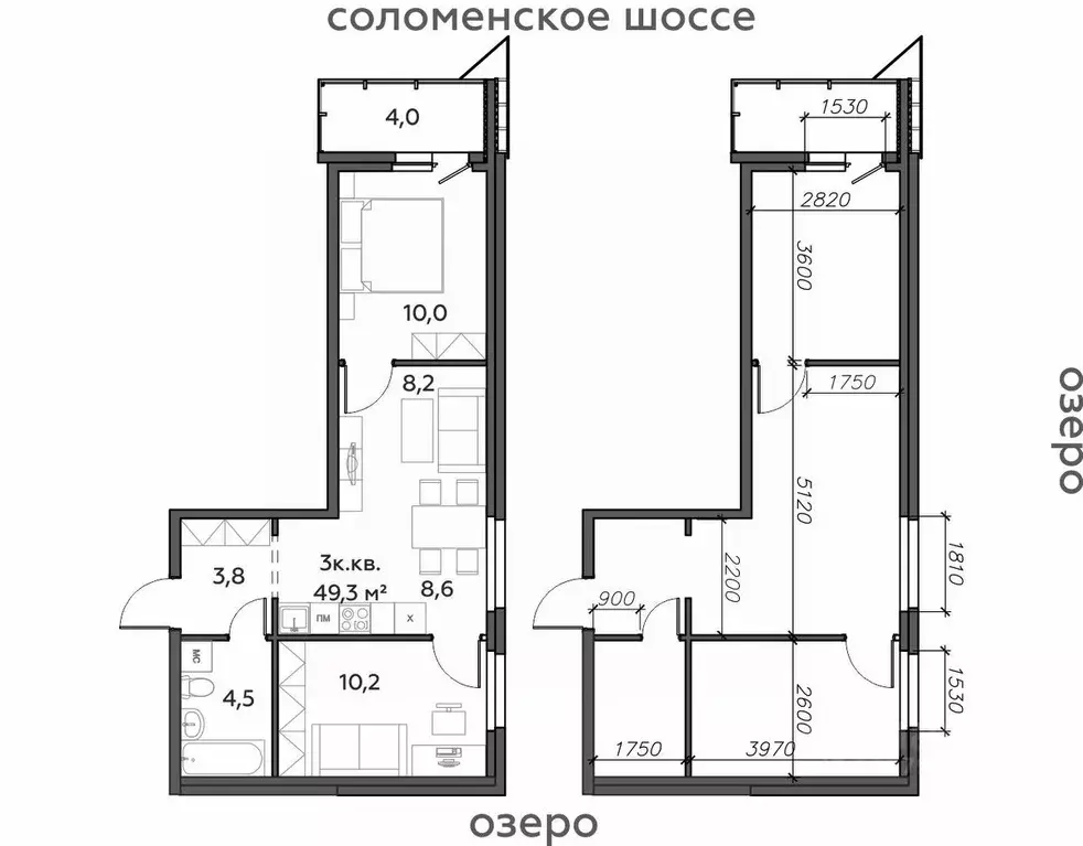 3-к кв. Карелия, Петрозаводск Район Северная промзона, Вороний Наволок ... - Фото 0