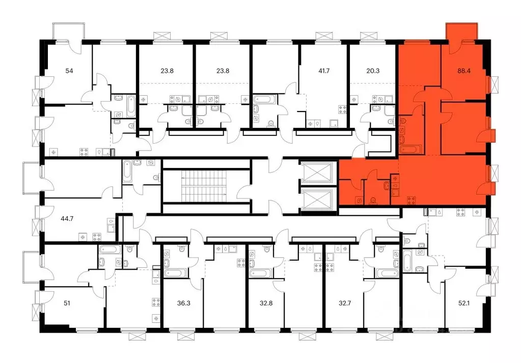 3-к кв. Татарстан, Казань ул. Анаса Тазетдинова (88.4 м) - Фото 1