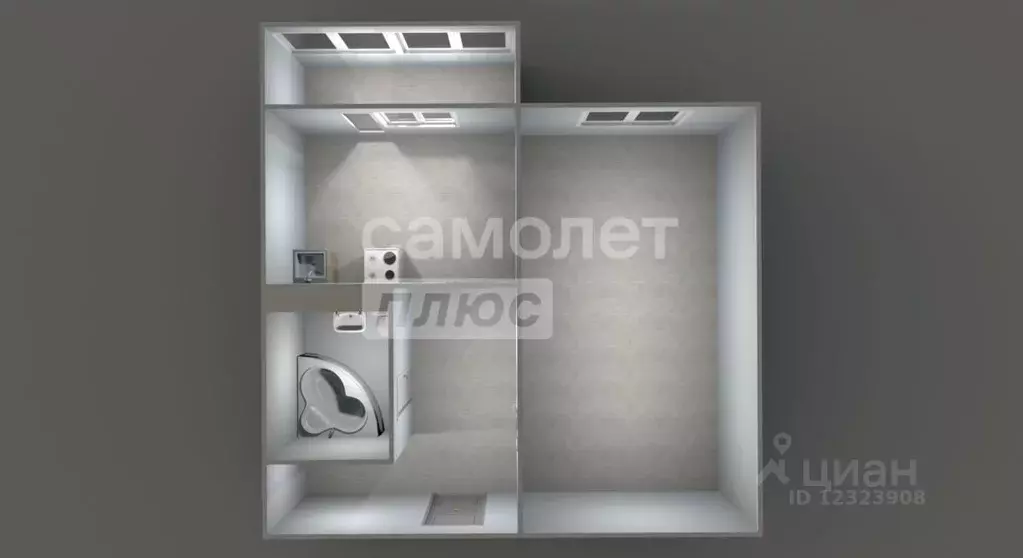 1-к кв. Московская область, Подольск городской округ, пос. Быково ул. ... - Фото 1