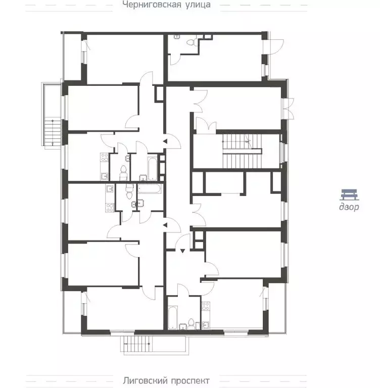 1-к кв. Санкт-Петербург Черниговская ул., 11к1 (48.3 м) - Фото 1