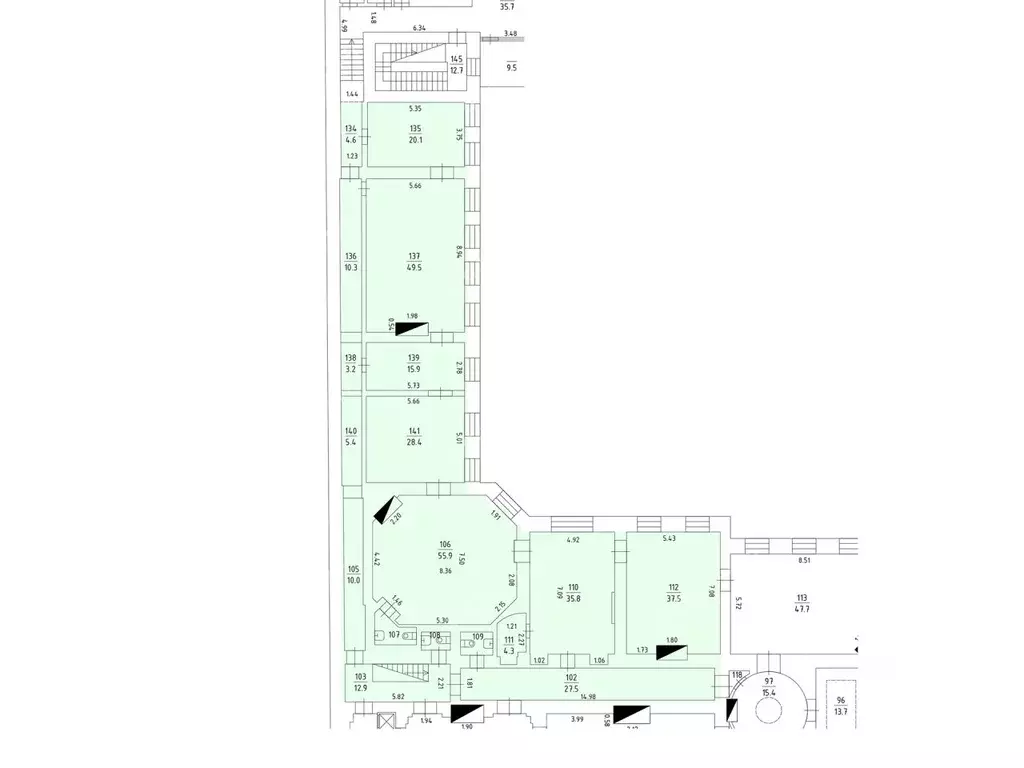 Офис в Санкт-Петербург ул. Чайковского, 29 (291 м) - Фото 2