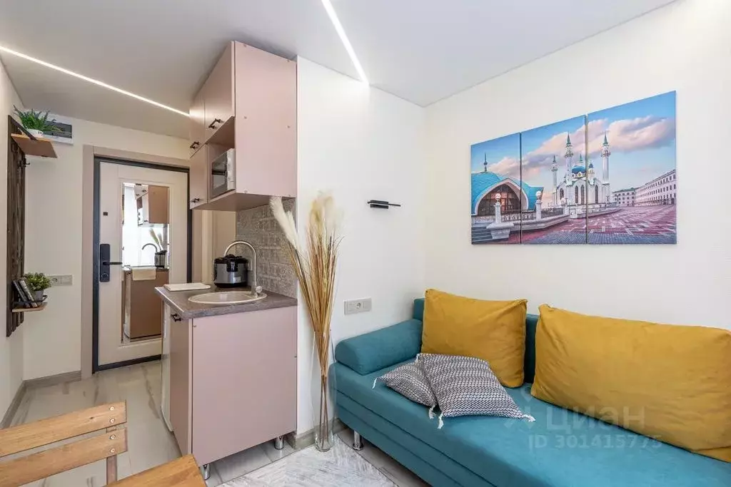 1-к кв. Татарстан, Казань ул. Дружбы, 4 (11.0 м) - Фото 1