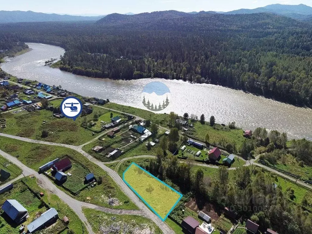 Участок в Алтай, Турочакский район, с. Верх-Бийск Школьная ул., 2 ... - Фото 1