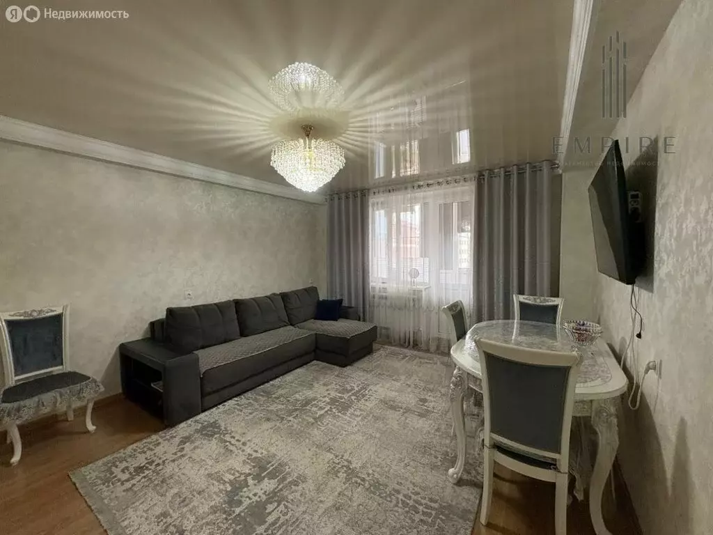 3-комнатная квартира: Грозный, улица имени А.С. Сулейманова, 22 (69 м) - Фото 1