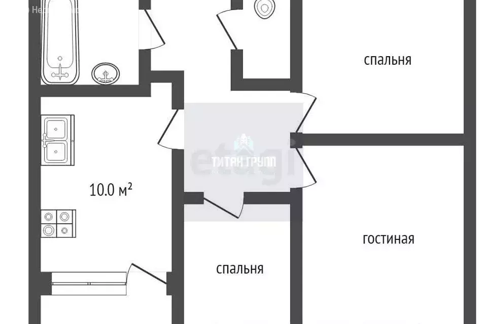 3-комнатная квартира: Краснодар, улица Западный Обход, 57к1 (62.1 м) - Фото 0