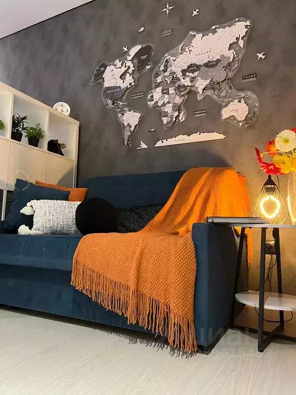 Студия Липецкая область, Липецк Нижняя Логовая ул., 11 (34.0 м) - Фото 1