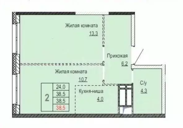 1-к кв. Московская область, Одинцовский городской округ, ... - Фото 0