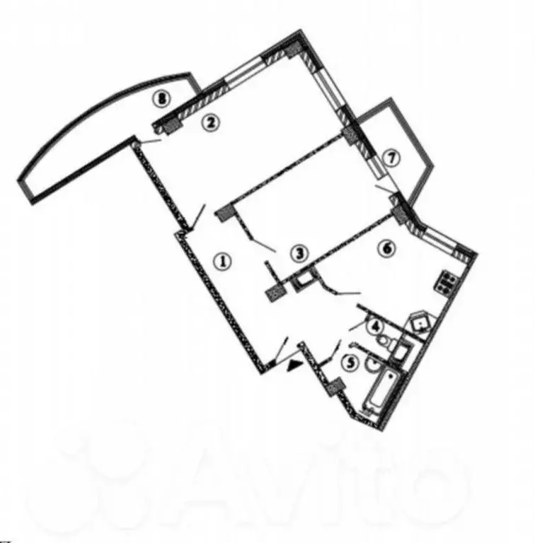 2-к кв. Санкт-Петербург Шуваловский просп., 37к1 (67.1 м) - Фото 2