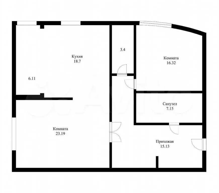 3-к. квартира, 90 м, 10/16 эт. - Фото 0