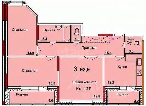 3-к кв. Тульская область, Тула городской округ, с. Осиновая Гора, ... - Фото 2