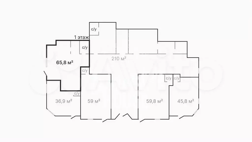 Продам помещение свободного назначения, 65.8 м - Фото 0