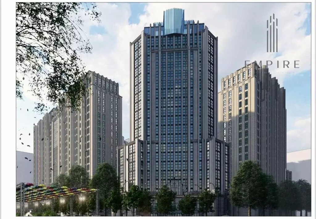 1-комнатная квартира: Грозный, проспект В.В. Путина, 2 (46.16 м) - Фото 1