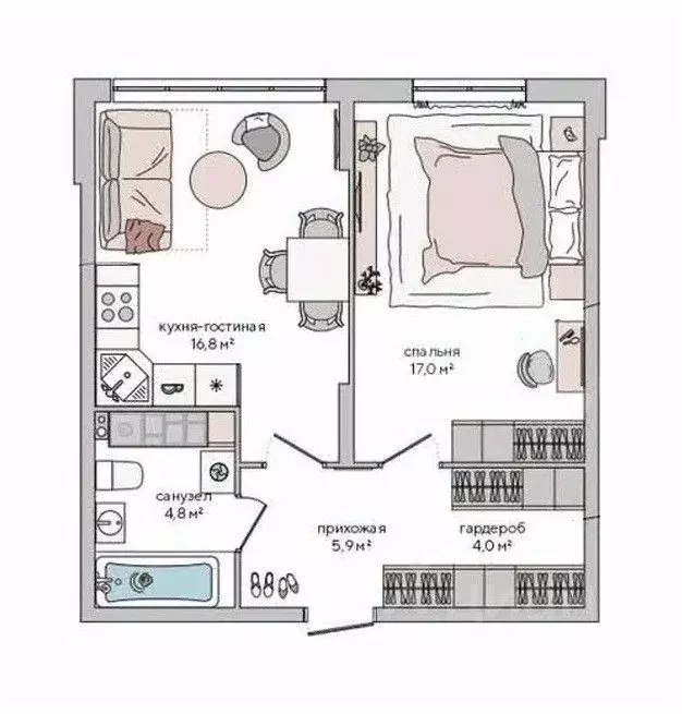 1-к кв. Крым, Судак ул. Инициативных, 80 (48.5 м) - Фото 1