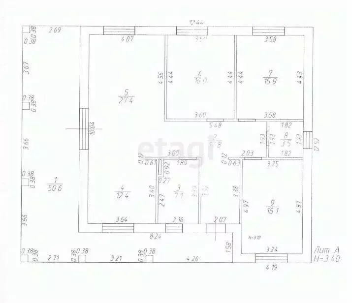 Дом в Татарстан, Лаишевский район, с. Сокуры, Новые Сокуры- 3 кп ул. ... - Фото 2