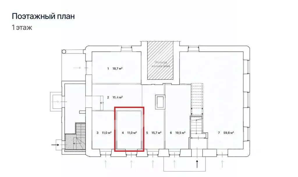 Помещение свободного назначения в Москва Бауманская ул., 33/2С3 (12 м) - Фото 2
